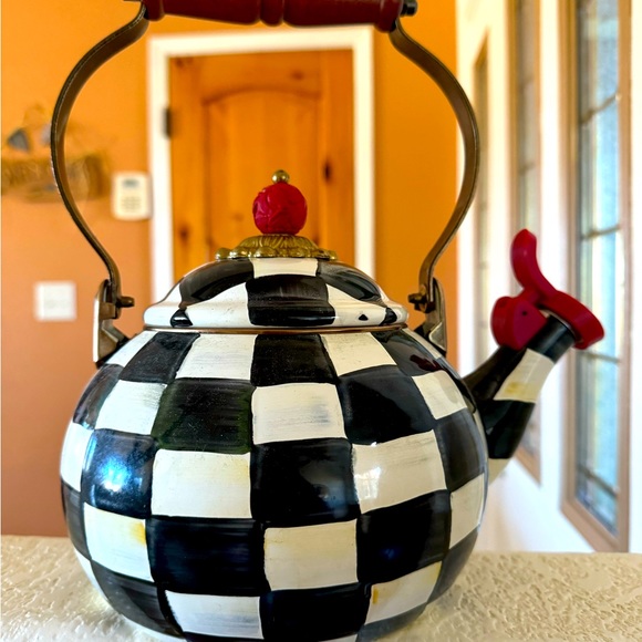 Mackenzie Childs 5qt Teapot - Picture 1 of 3